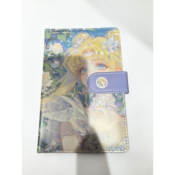 Other - Anime A6 6-Ring Binder Journal Floral Girl Stationery Notebook with Paper
